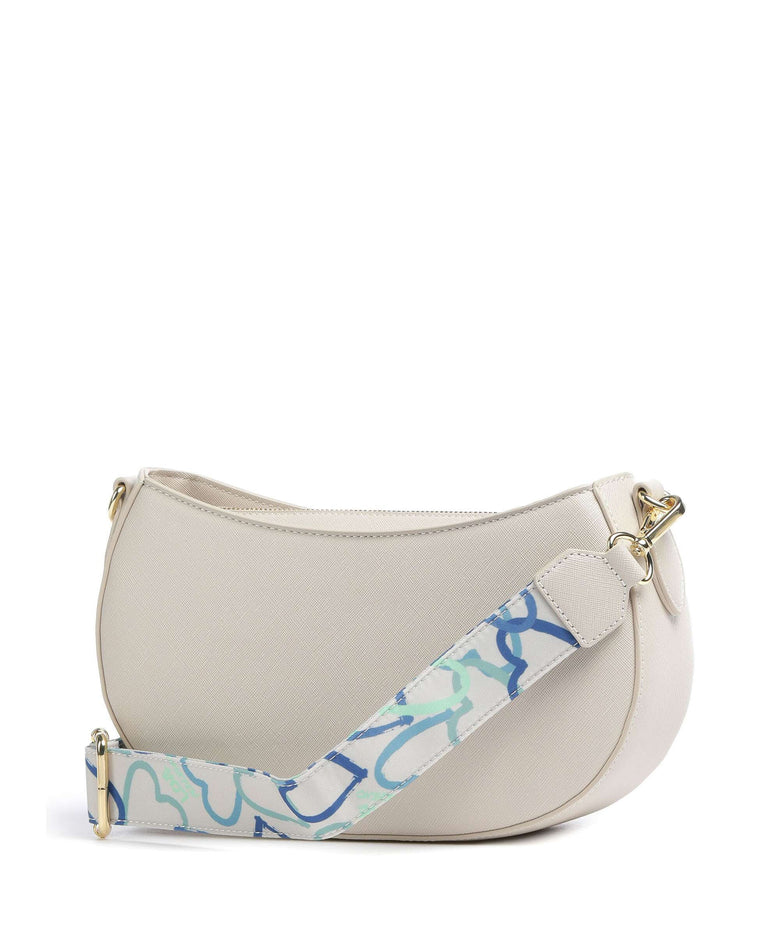 Love Moschino Jelly Logo Crossbody bag avorio