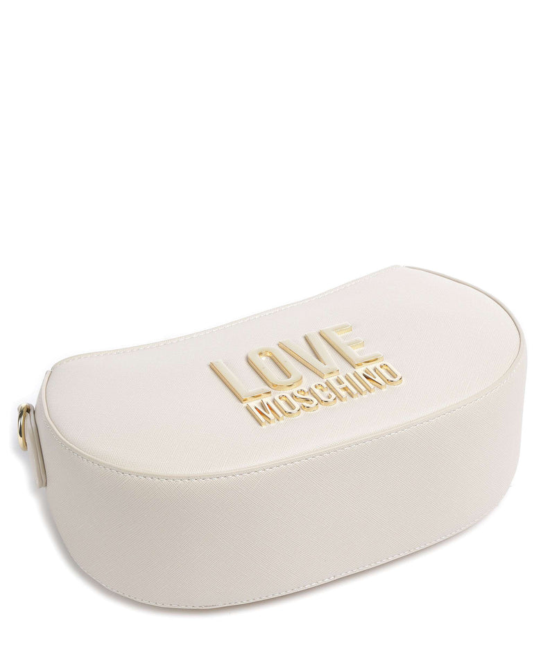 Love Moschino Jelly Logo Crossbody bag avorio