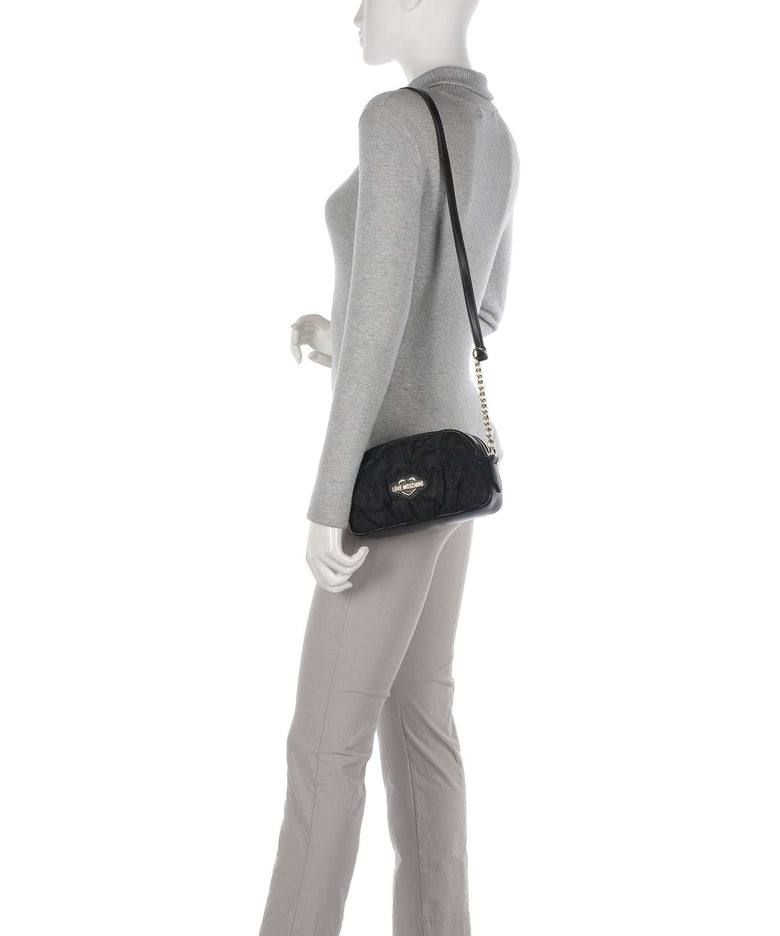 Love Moschino Puffy Heart Crossbody bag nero