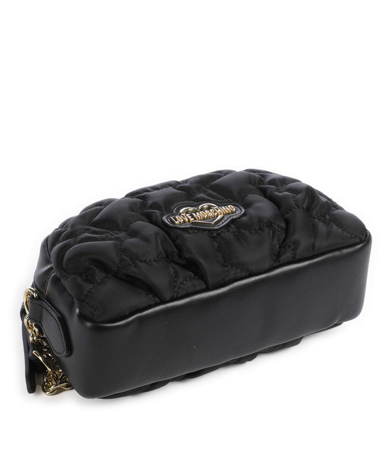 Love Moschino Puffy Heart Crossbody bag nero