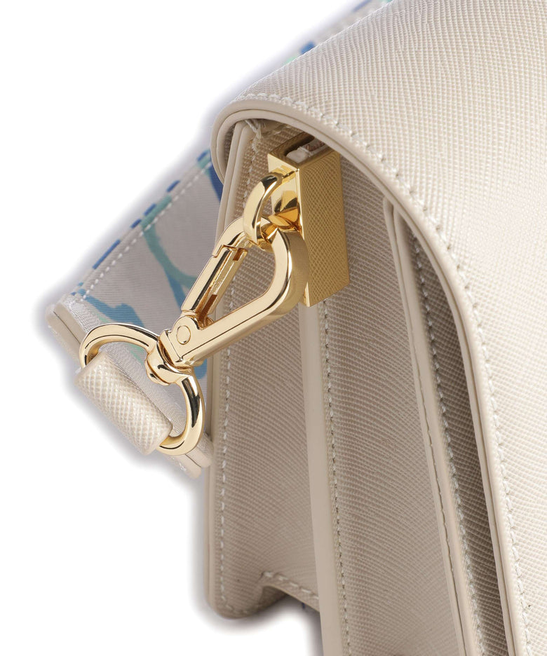 Love Moschino Jelly Logo Crossbody bag avorio