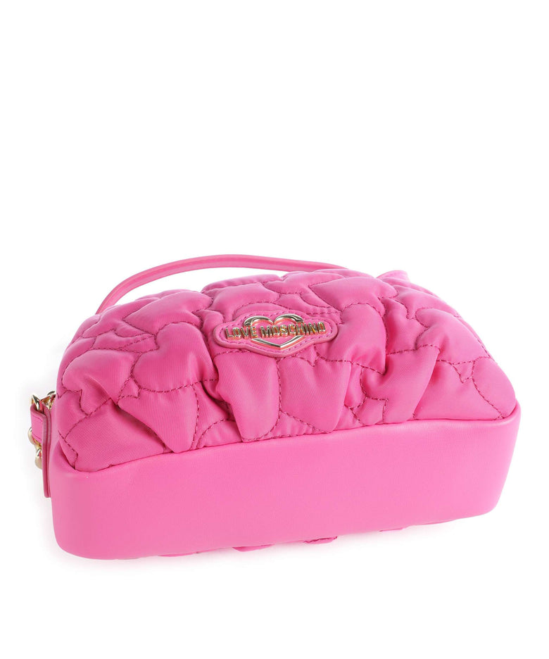 Love Moschino Puffy Heart Crossbody bag fuxia