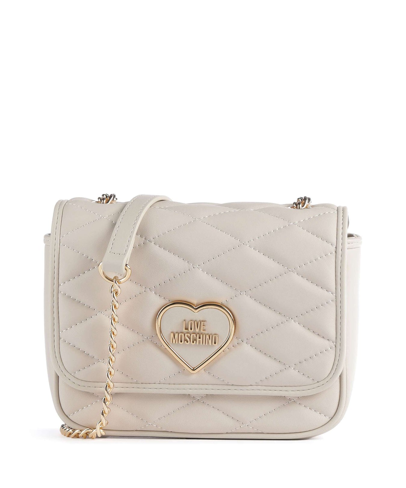 Love Moschino Romantic Crossbody bag avorio