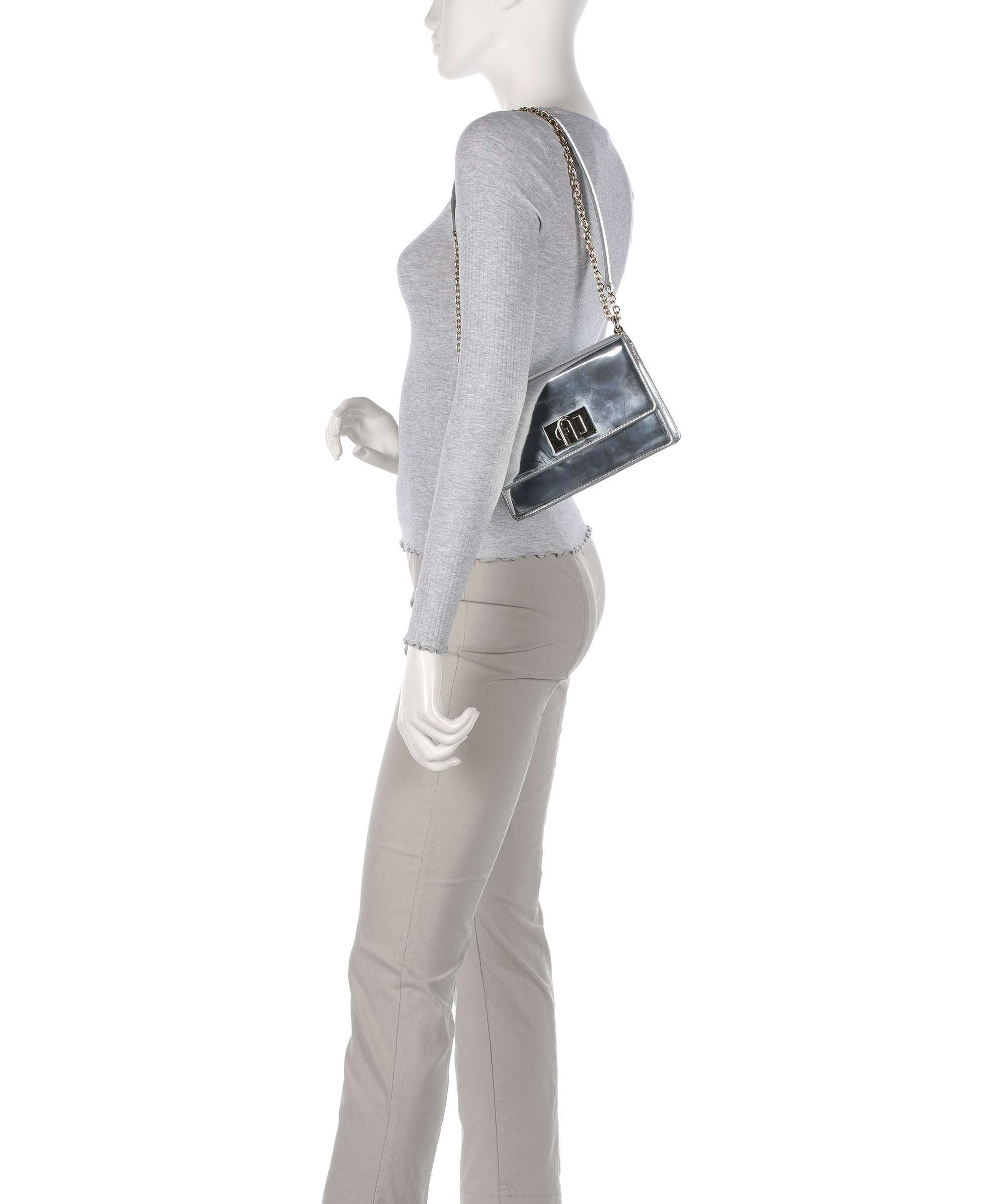 Furla 1927 Mini Shoulder bag silver