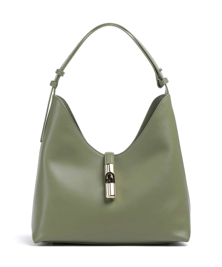 Furla Goccia M Hobo bag avocado