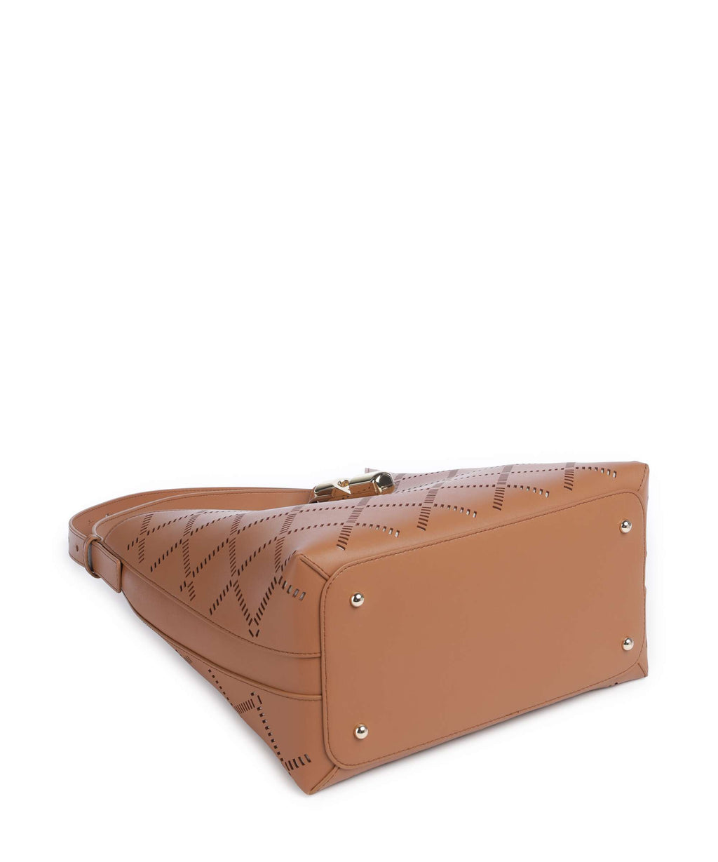 Furla Goccia M Hobo bag brandy