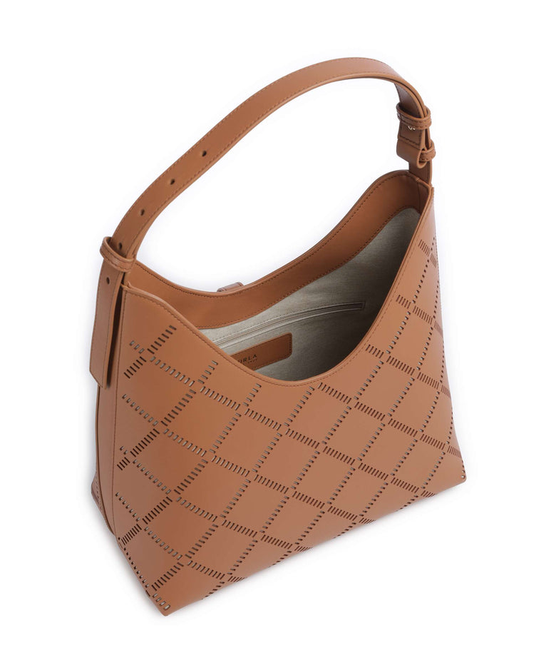 Furla Goccia M Hobo bag brandy