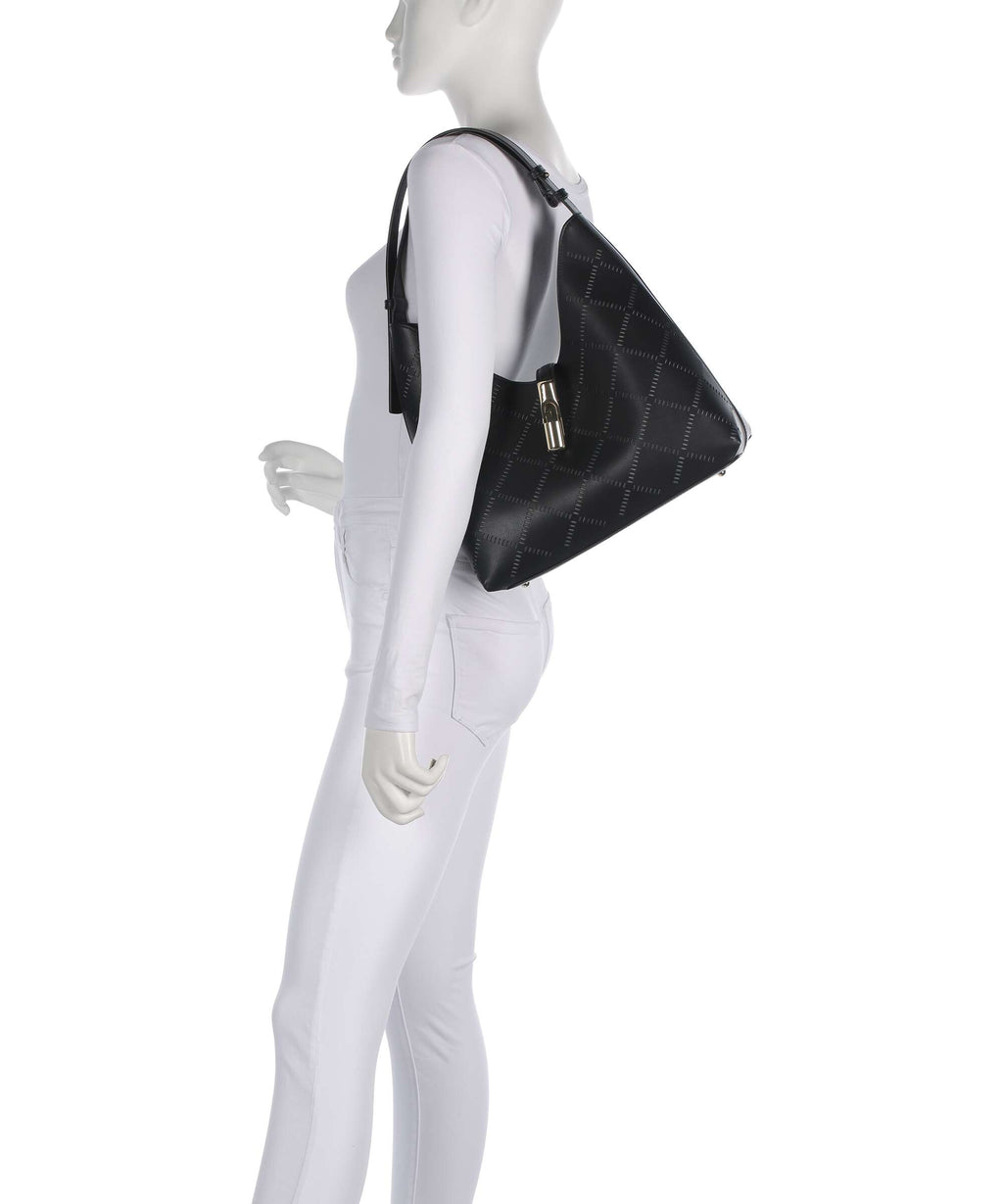 Furla Goccia M Hobo bag nero