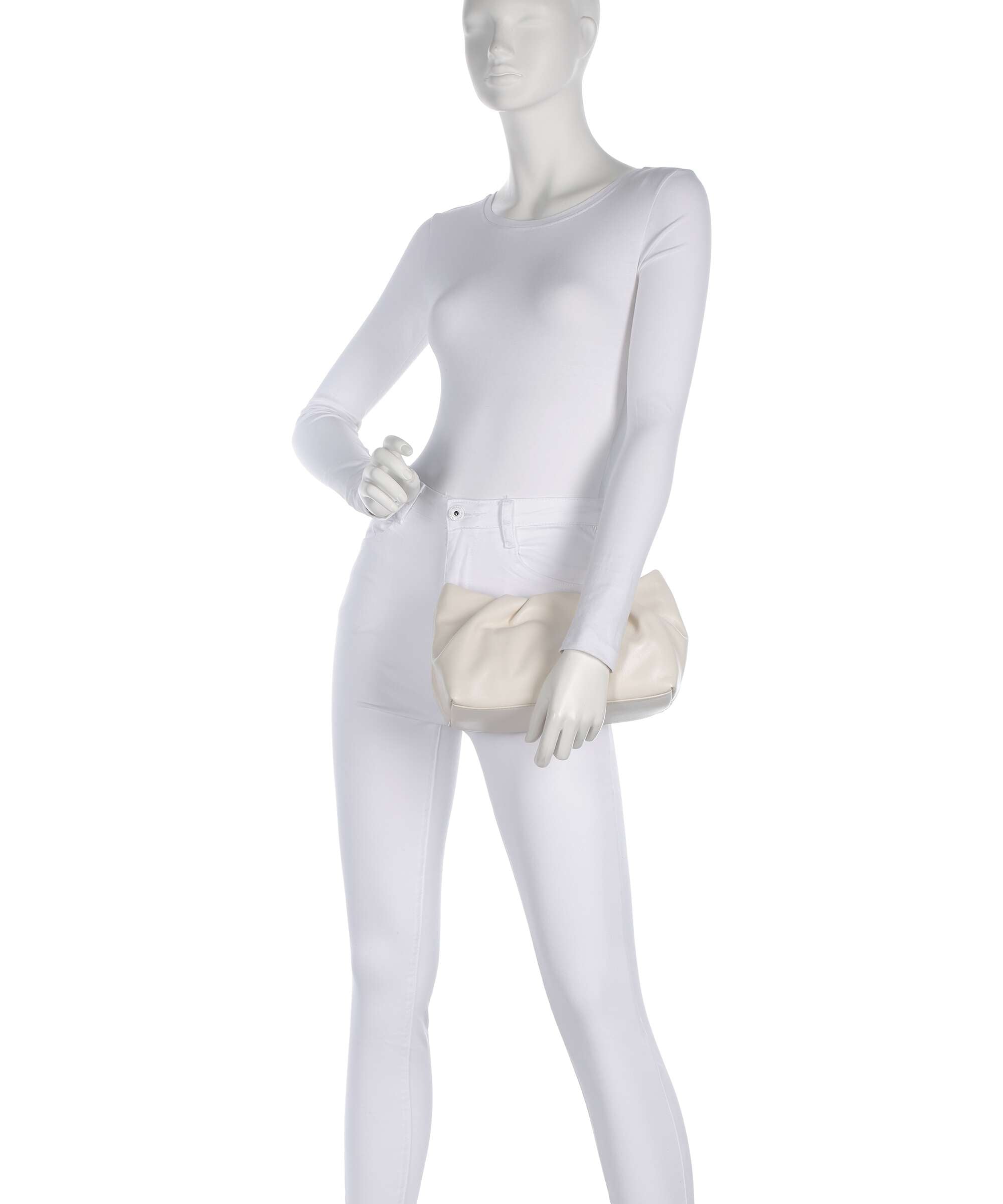 Furla Delia Mini Clutch bag panna