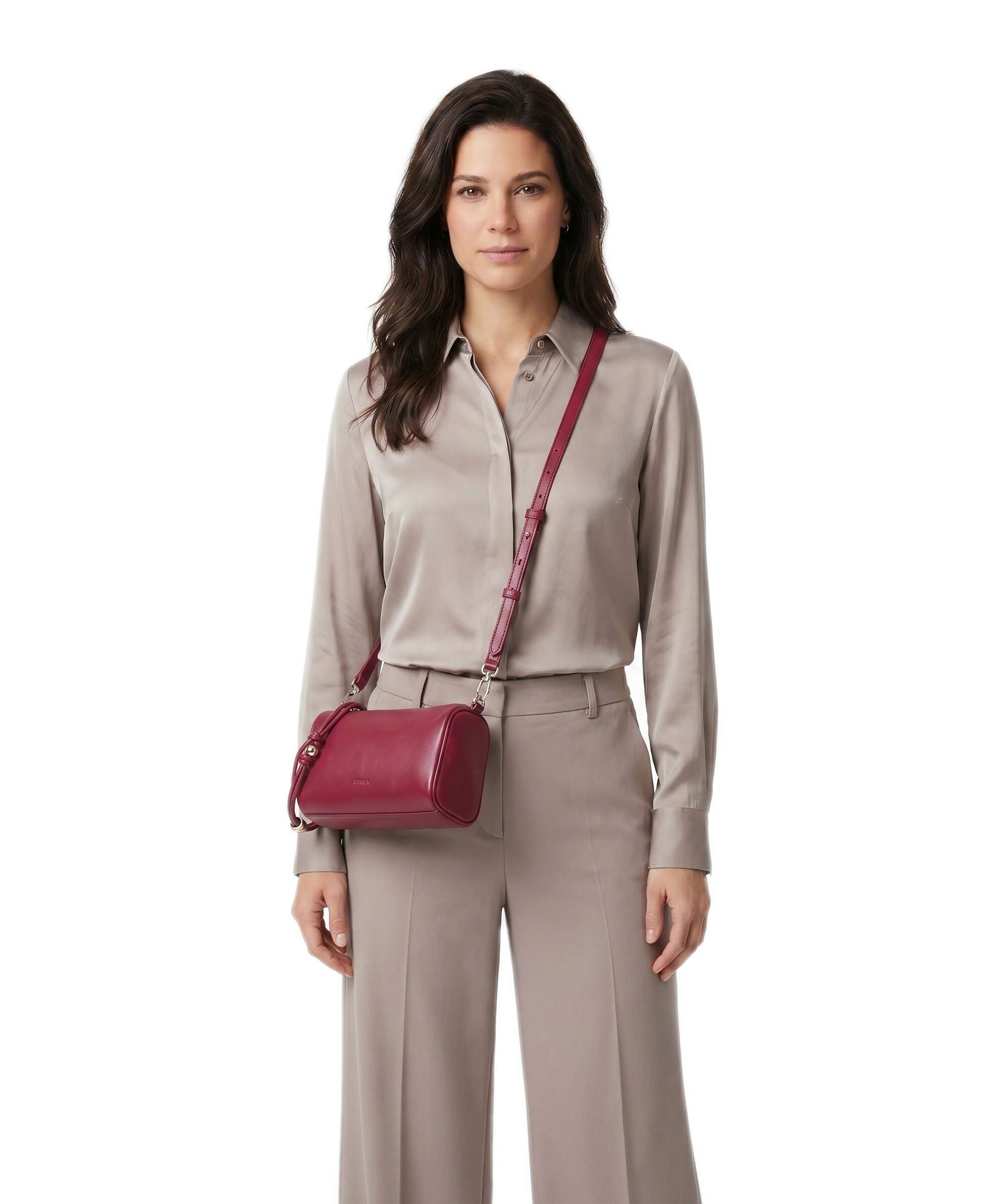 Furla Talia Mini Crossbody bag rododendro