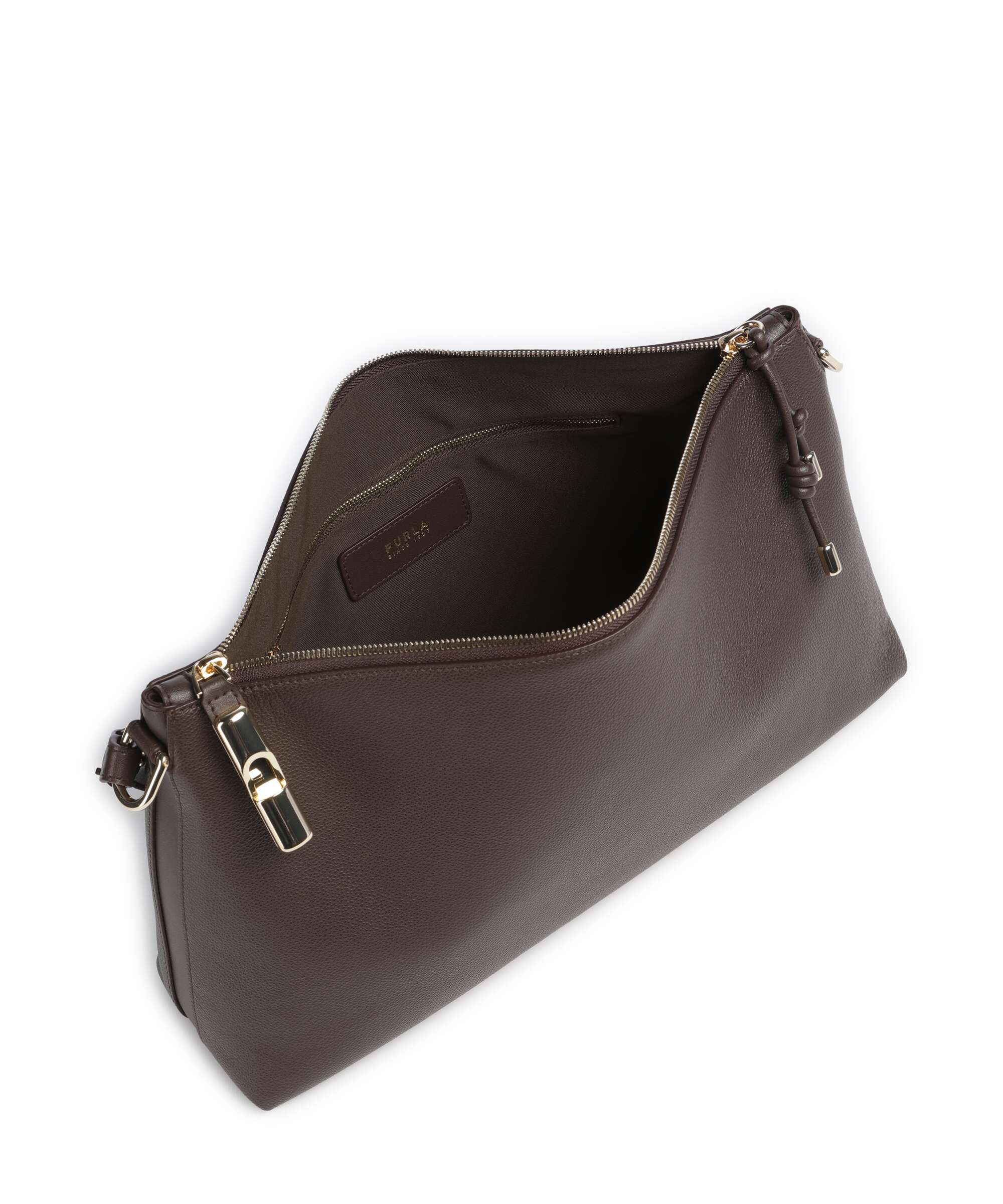 Furla Debby M Hobo bag cioccolato