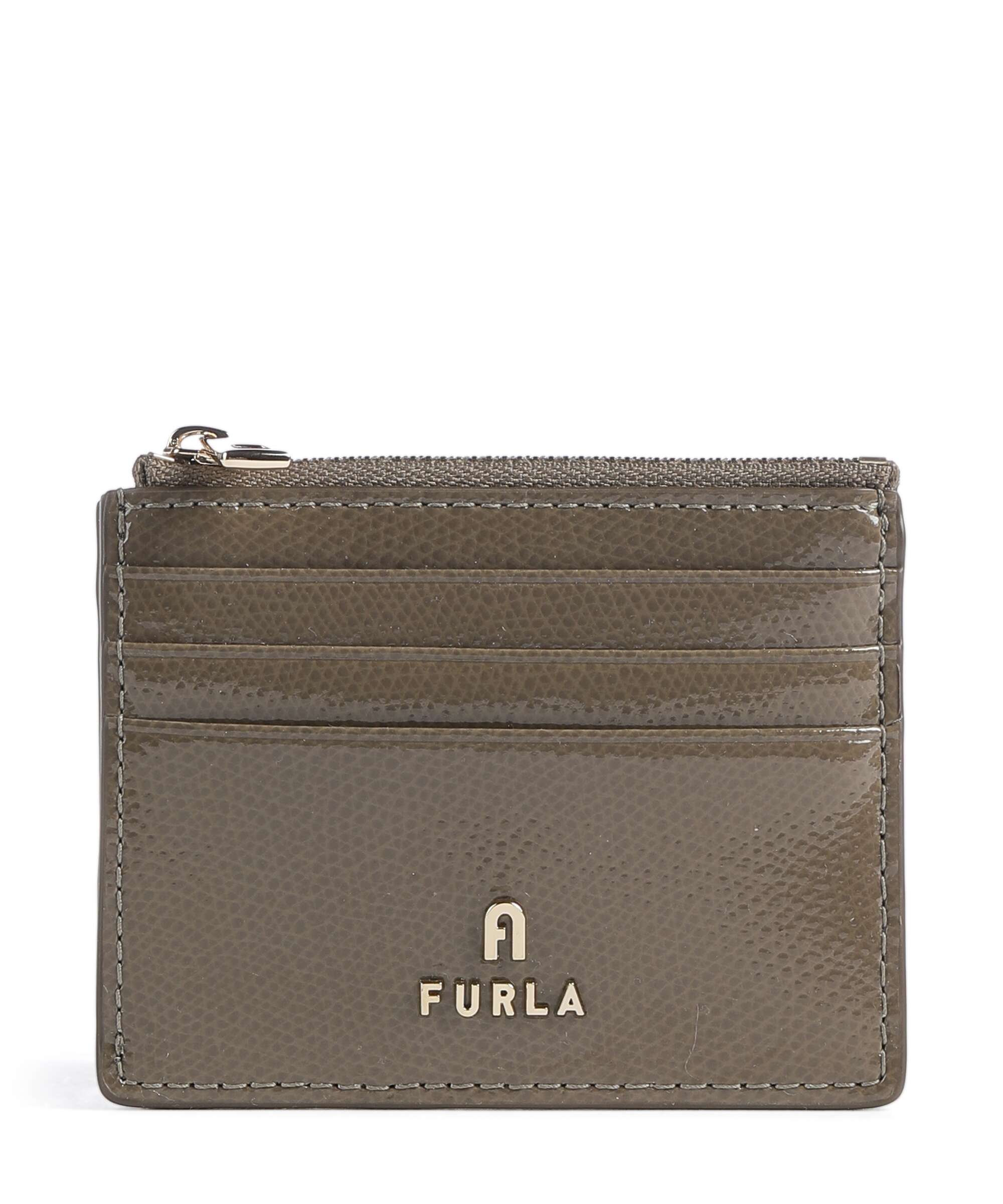 Furla Camelia S Credit card holder muddy gray
