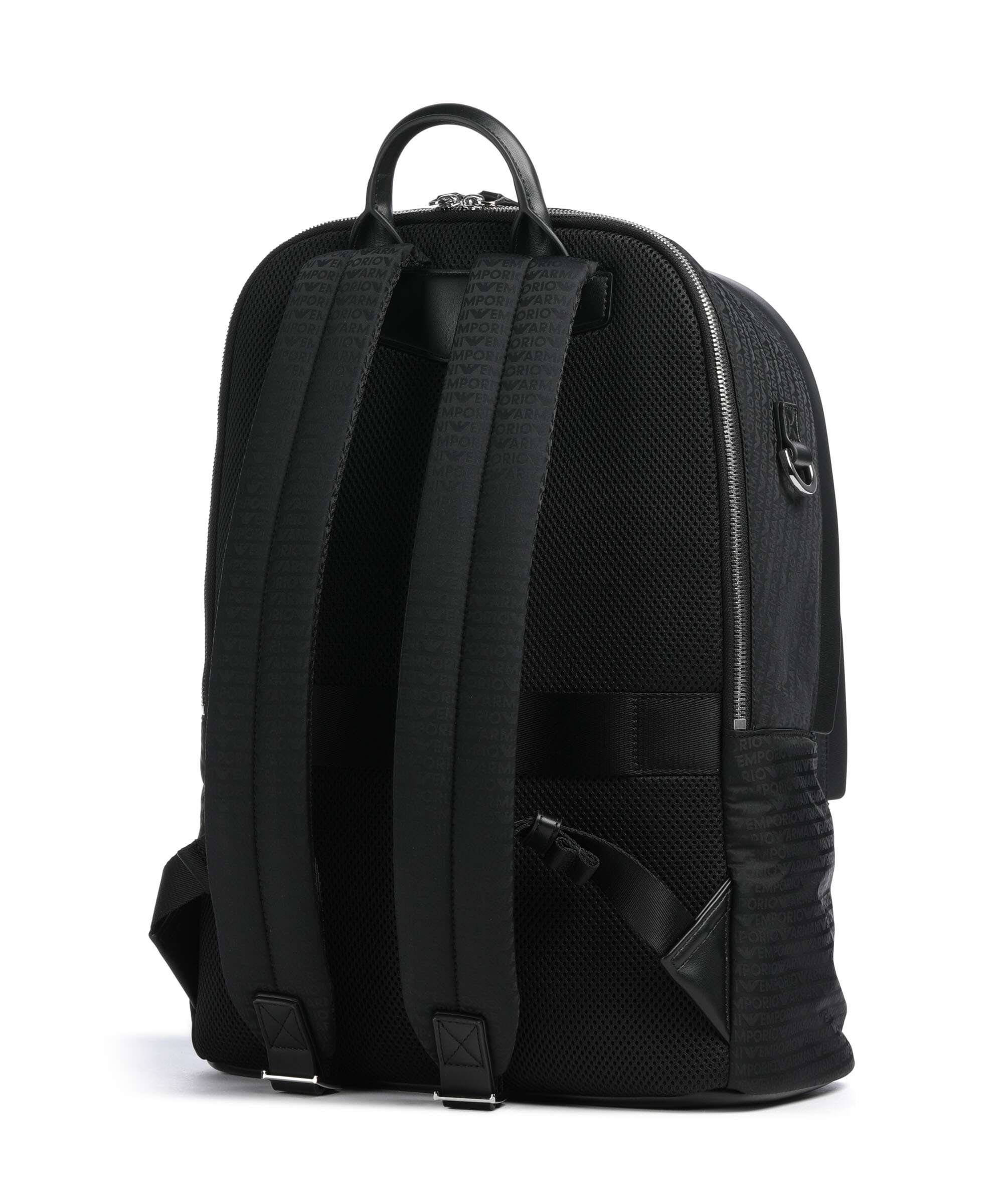 Emporio Armani Monogram Backpack black beauty
