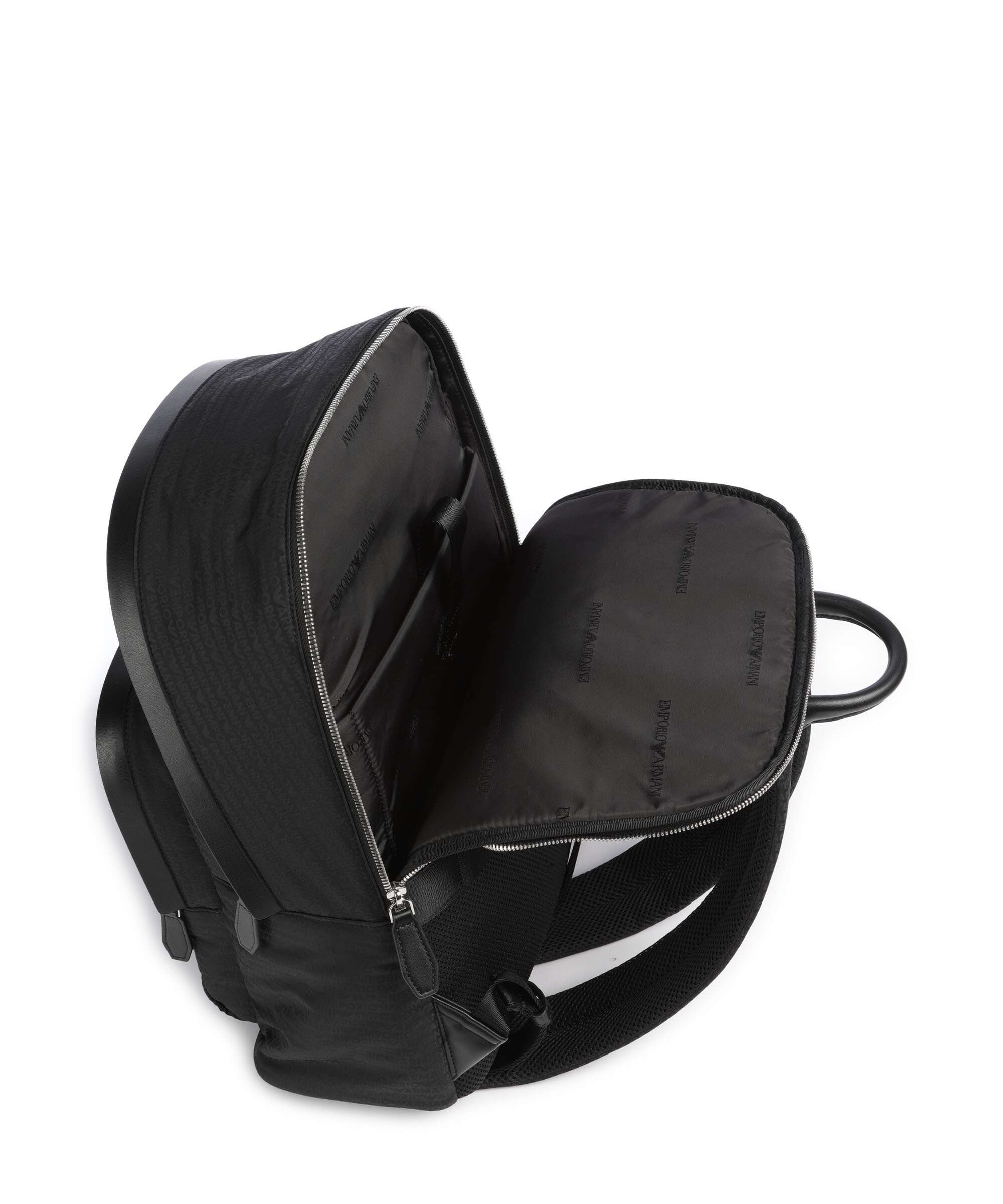 Emporio Armani Monogram Backpack black beauty