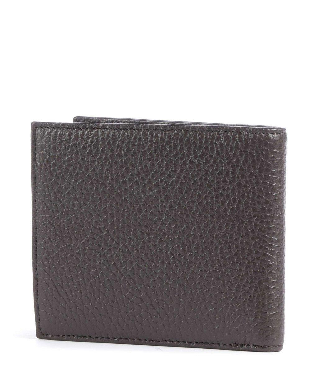 Emporio Armani Business Regenerated Wallet black coffee