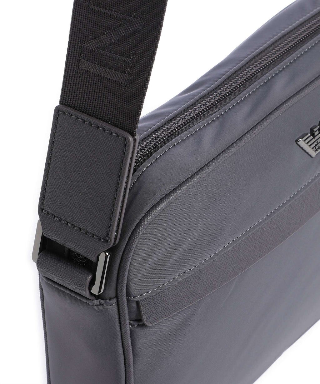 Emporio Armani Nylon Recycled Crossbody bag grey