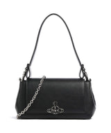 Vivienne Westwood Hazel Re-Vegan Grain Medium Taška cez rameno black