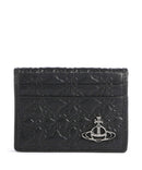 Vivienne Westwood Embossed Nappa Puzdro na kreditné karty black