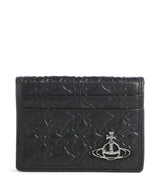 Vivienne Westwood Embossed Nappa Puzdro na kreditné karty black