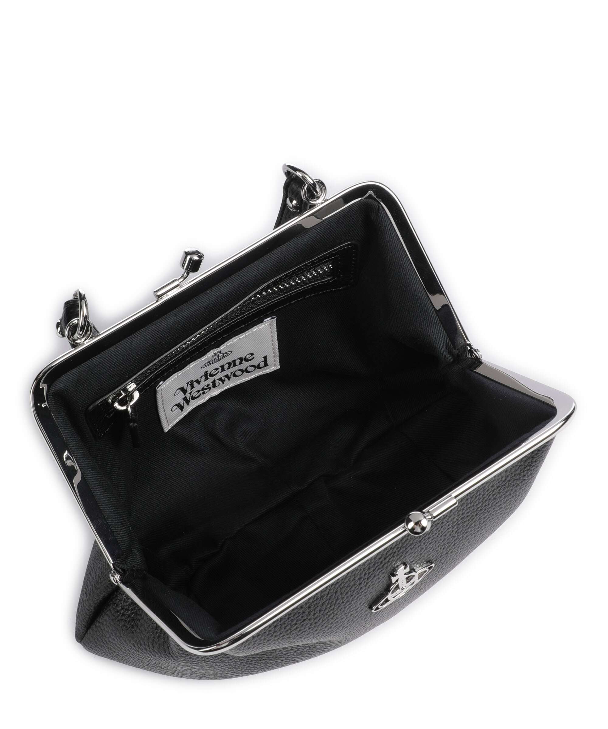 Vivienne Westwood Granny Frame Grain Crossbody bag black