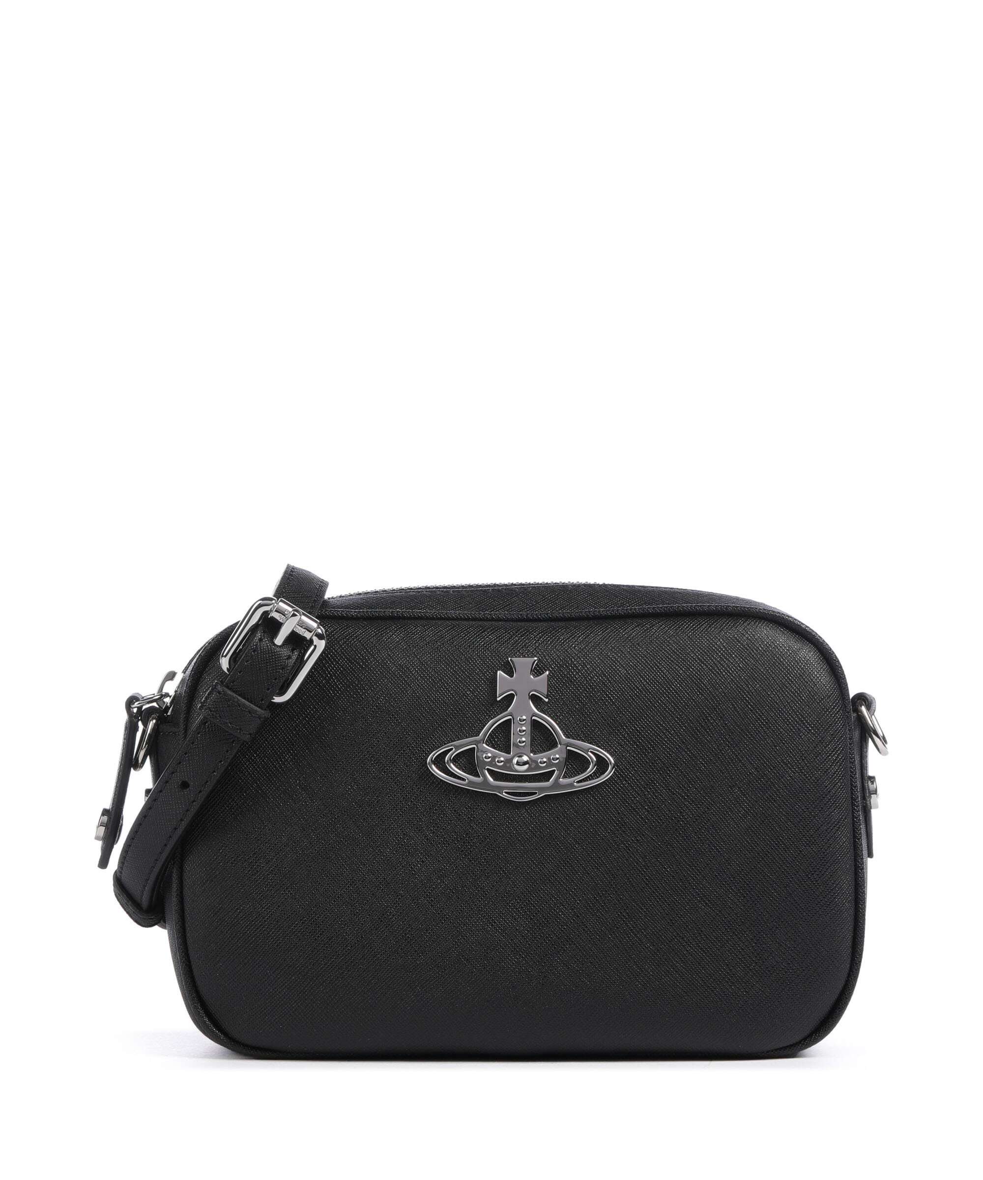 Vivienne Westwood Anna Saffiano Crossbody bag black