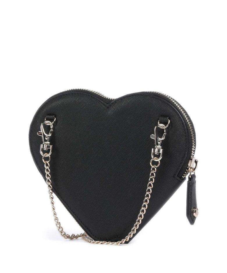 Vivienne Westwood Saffiano Heart Crossbody bag black