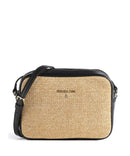 Patrizia Pepe Straw Taška cez rameno black/natural