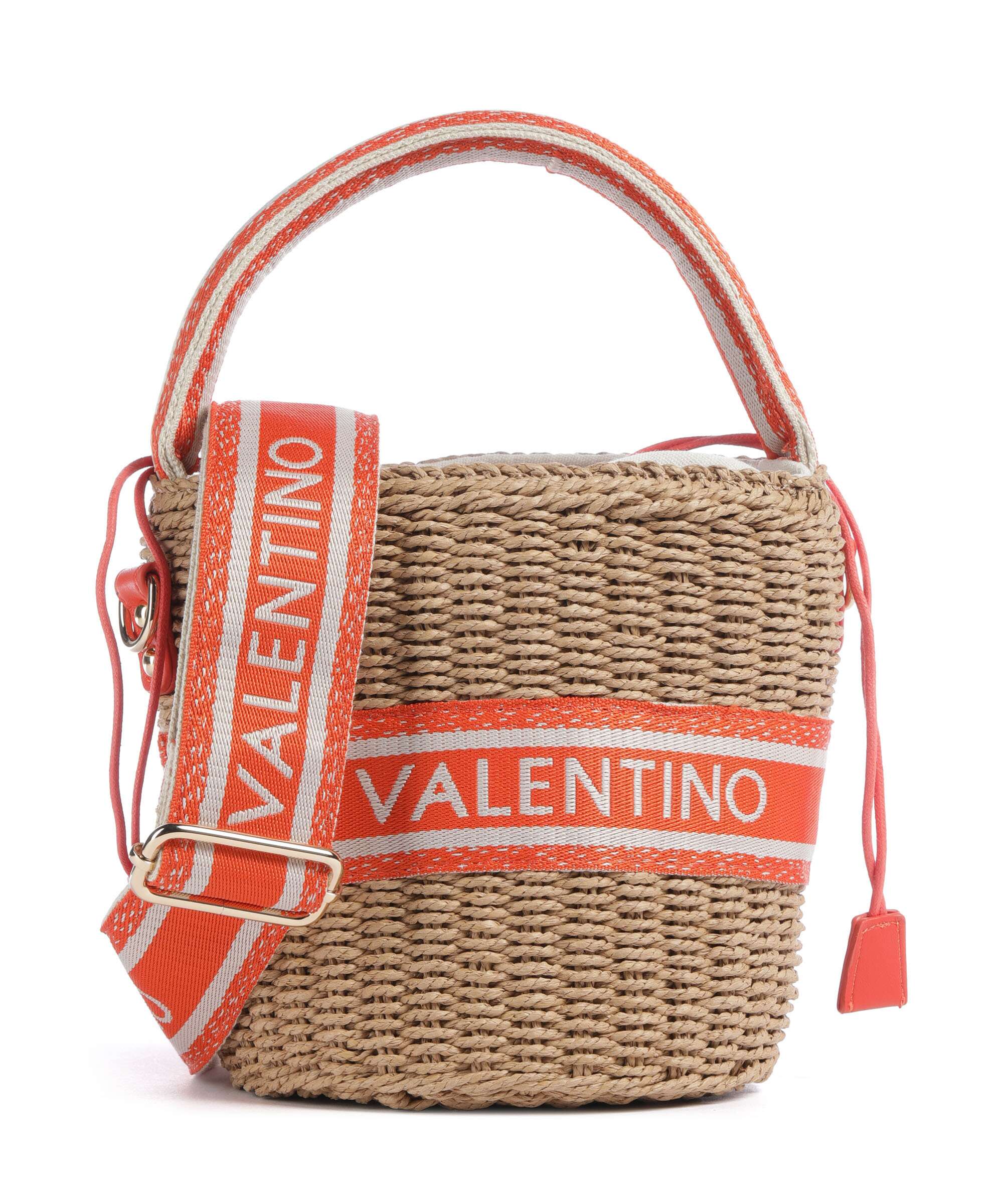 Valentino Bags Boho Bucket bag naturale/arancio