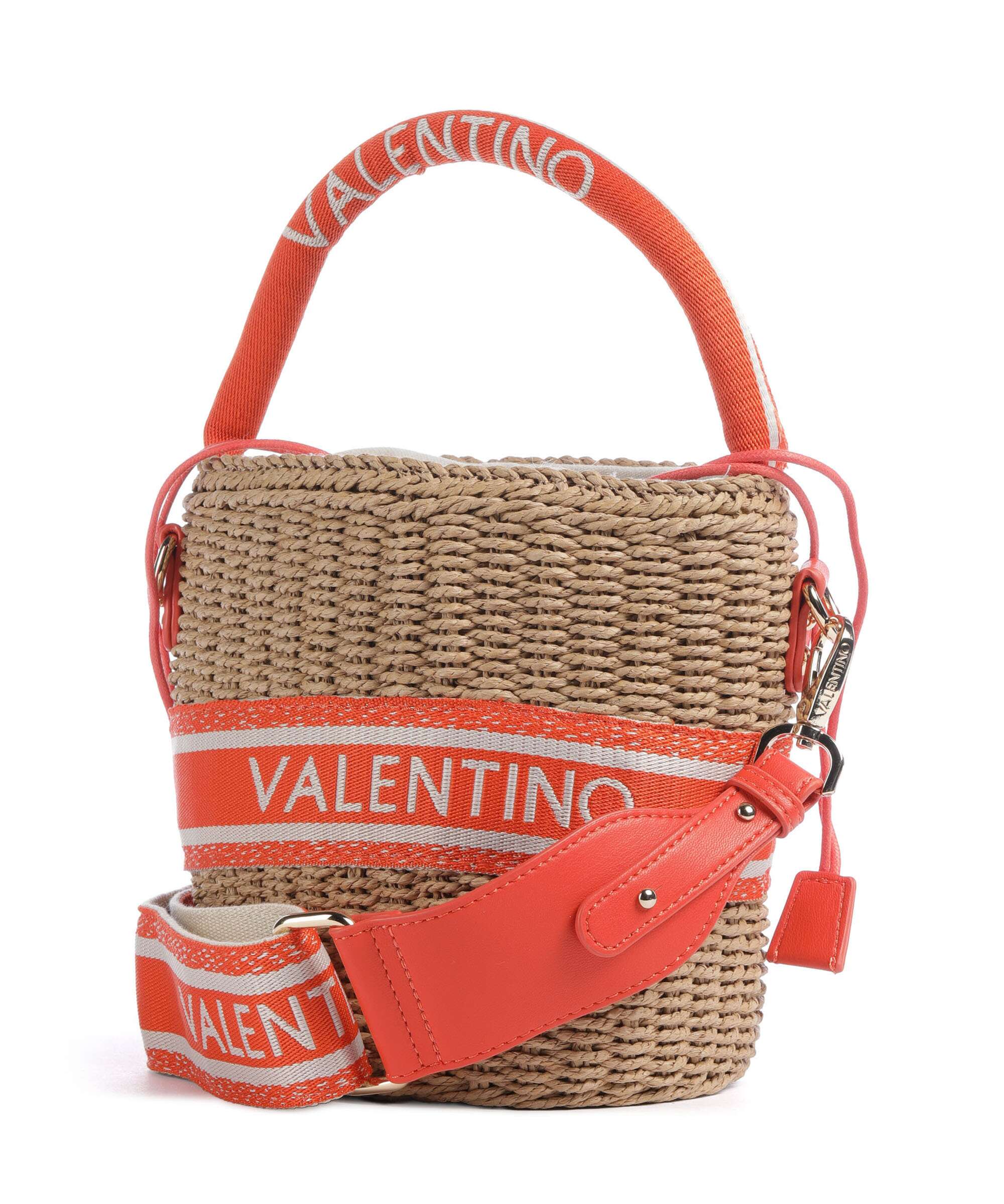 Valentino Bags Boho Bucket bag naturale/arancio