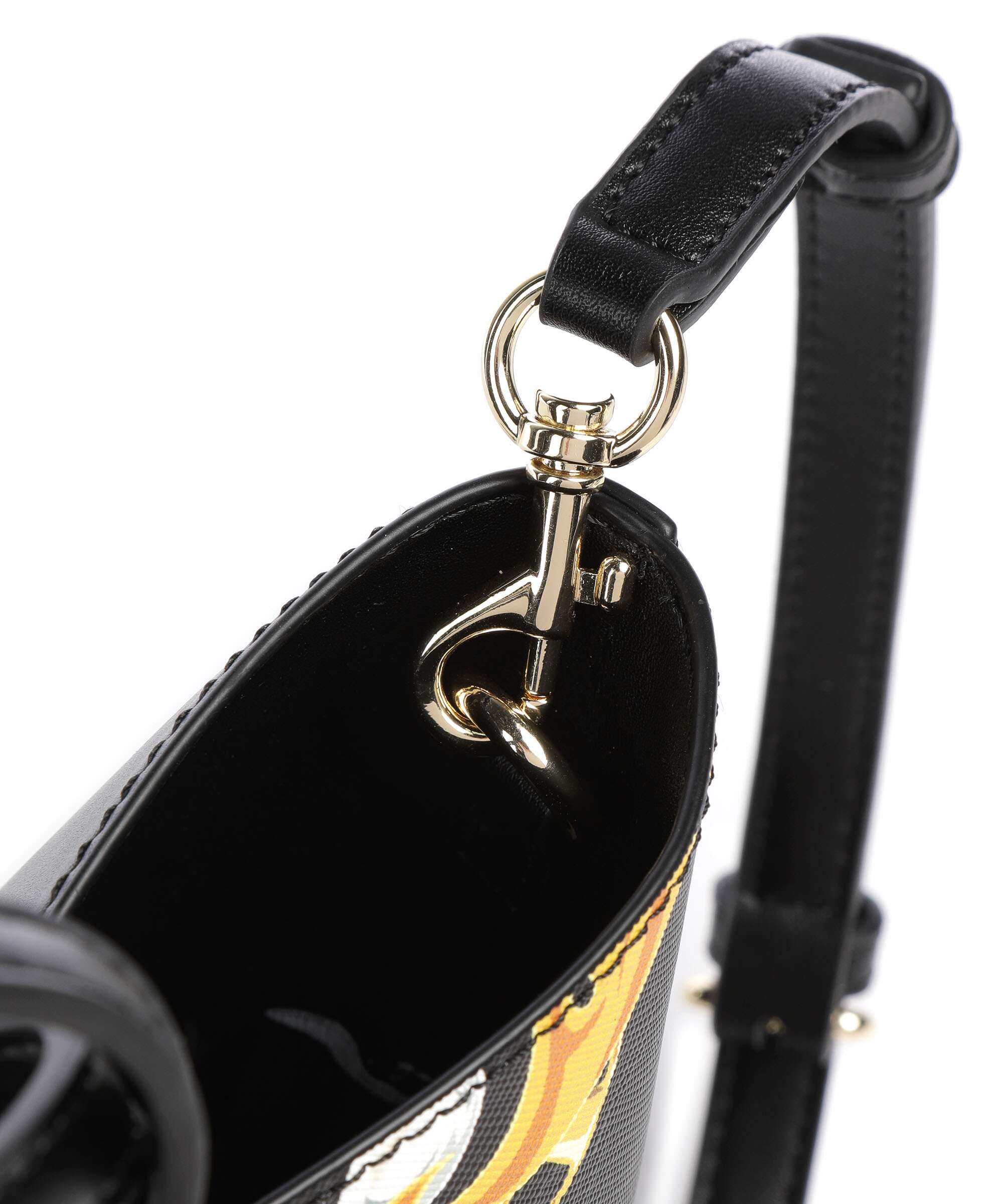 Versace Jeans Couture Rock Cut Handbag black/gold