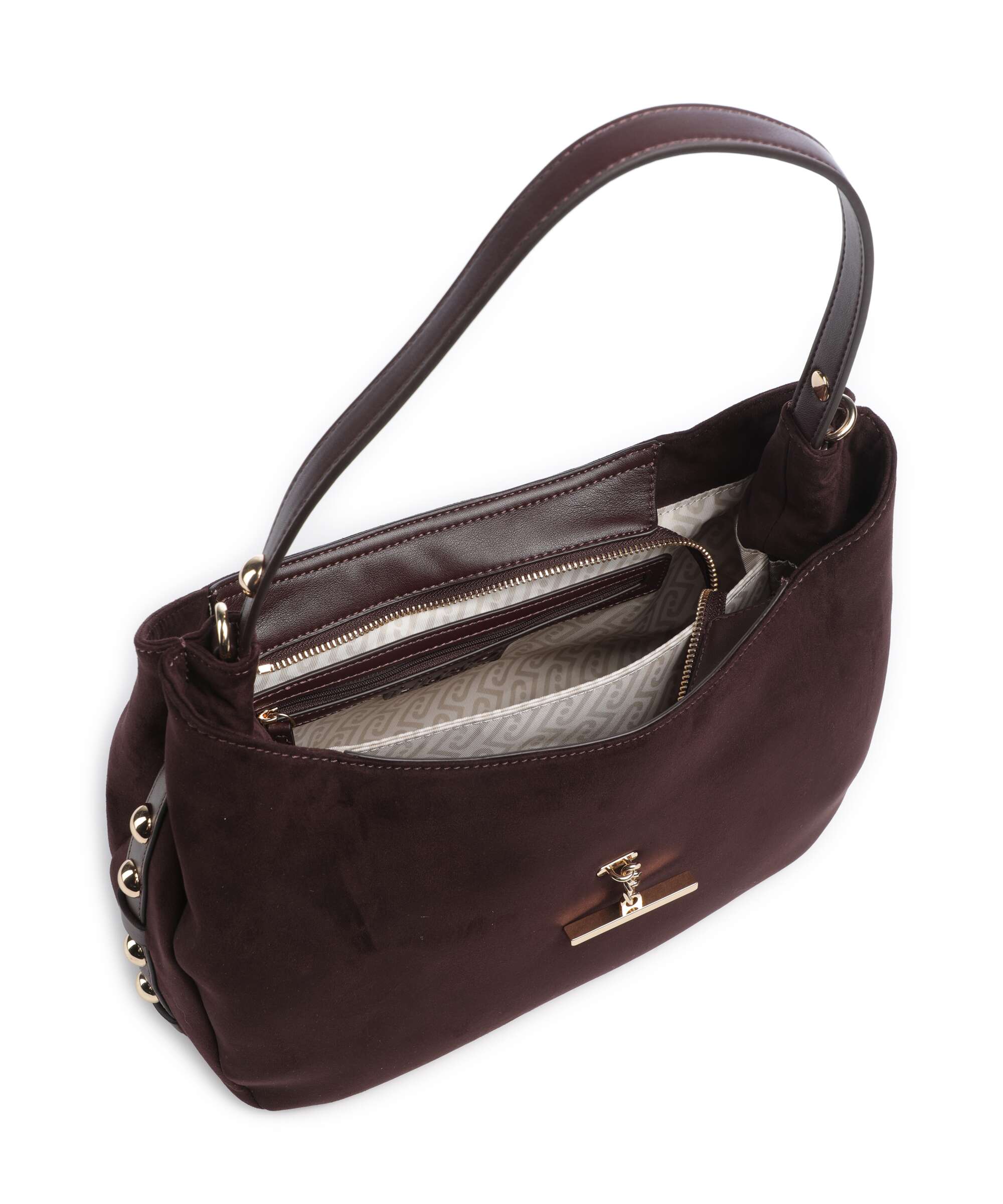 Liu Jo Gerona M Hobo bag red aubergine