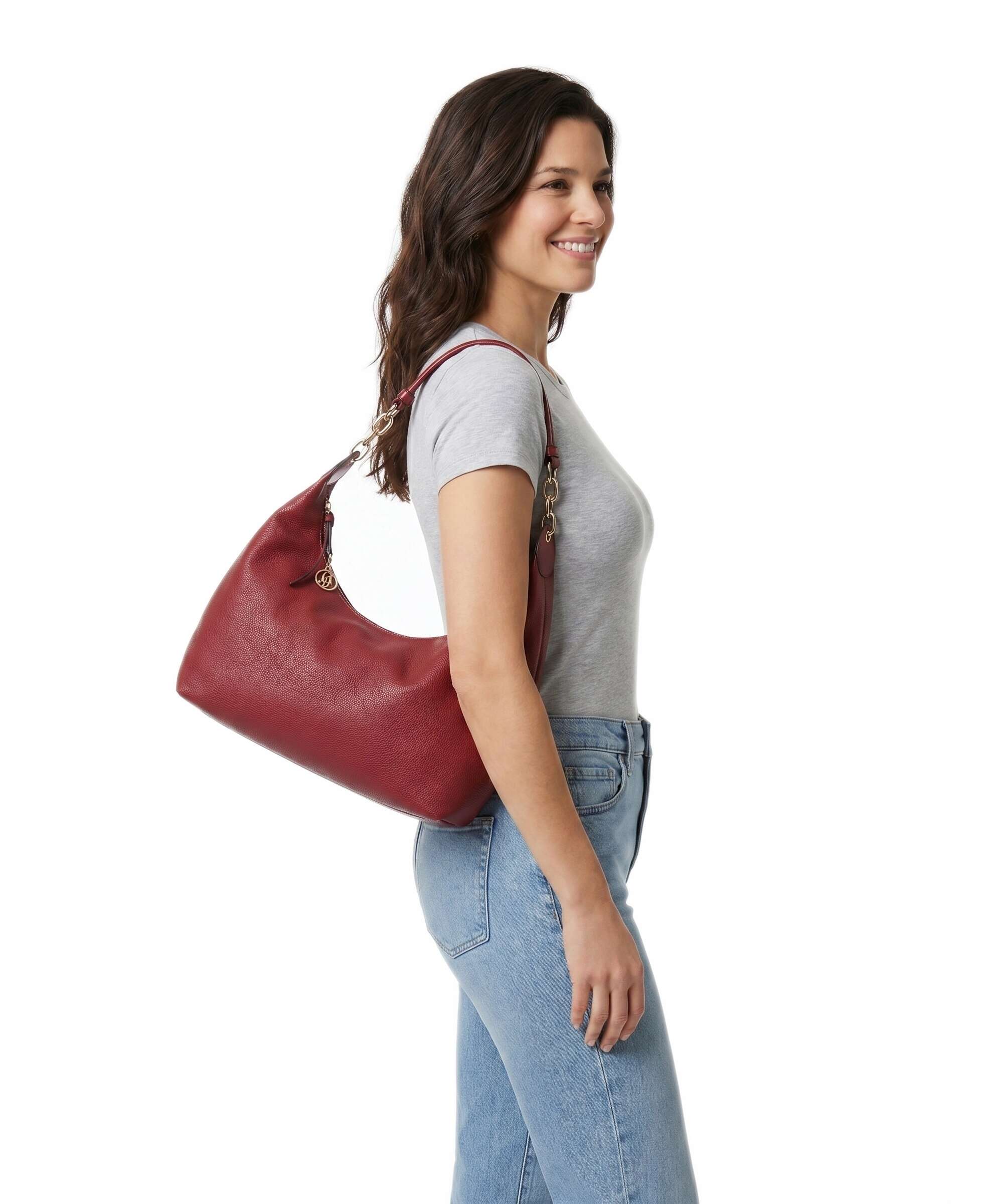 Liu Jo Faiza M Hobo bag brick red