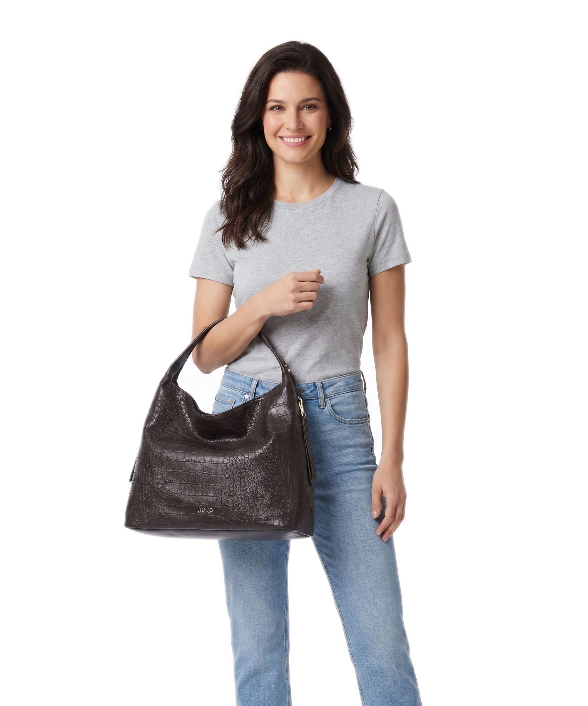 Liu Jo Kaliska L Hobo bag deep brown