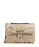 Pinko Love Puff Classic Taška cez rameno beige/grigio fumo/antique gold