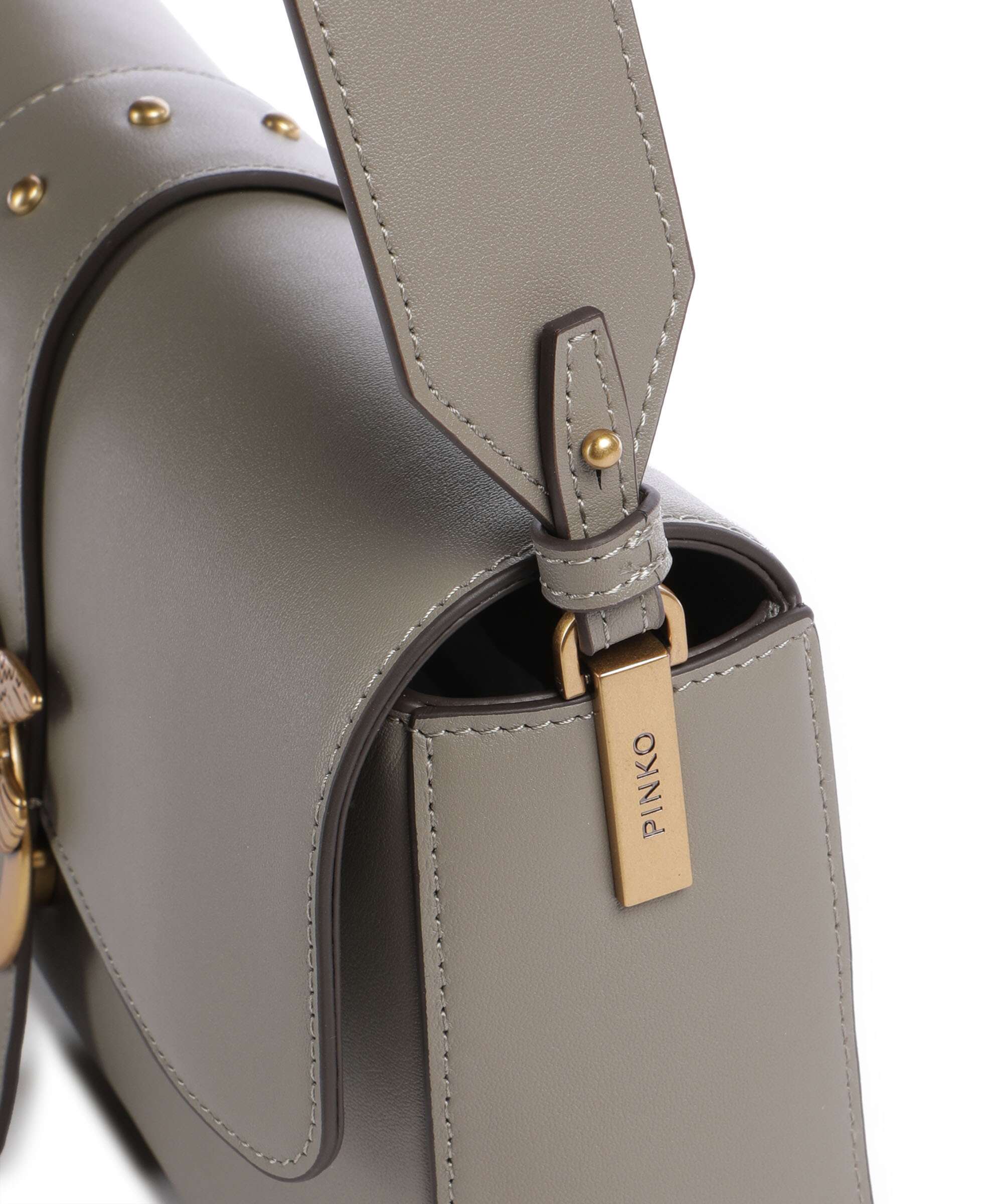 Pinko Love One Classic Slouchy Shoulder bag noce/antique gold