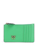 Pinko Airone Puzdro na kreditné karty verde isola/antique gold