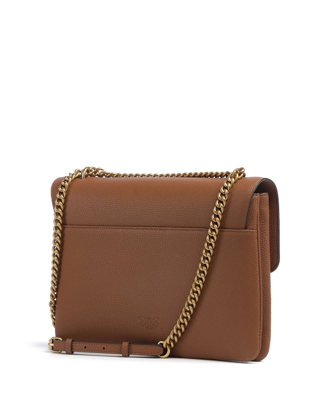 Pinko Love Soft Big Shoulder bag marrone/leone/antique gold