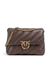 Pinko Love Puff Big Taška cez rameno marrone castano/antique gold