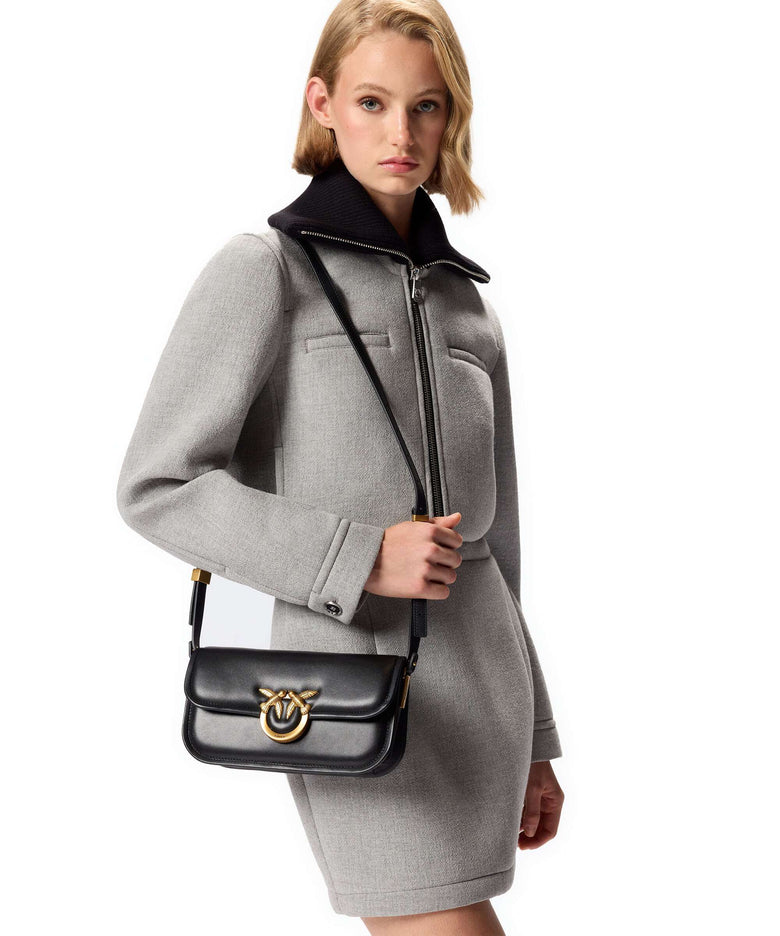 Pinko Love Box Horizontal Shoulder bag nero/antique gold