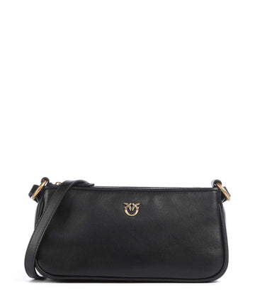 Pinko Half Moon Mini Taška cez rameno nero/antique gold