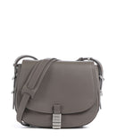 Pinko Saddle Classic Taška cez rameno grigio asfalto/matt silver