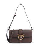 Pinko Love One Classic Slouchy Taška cez rameno marrone castano/antique gold