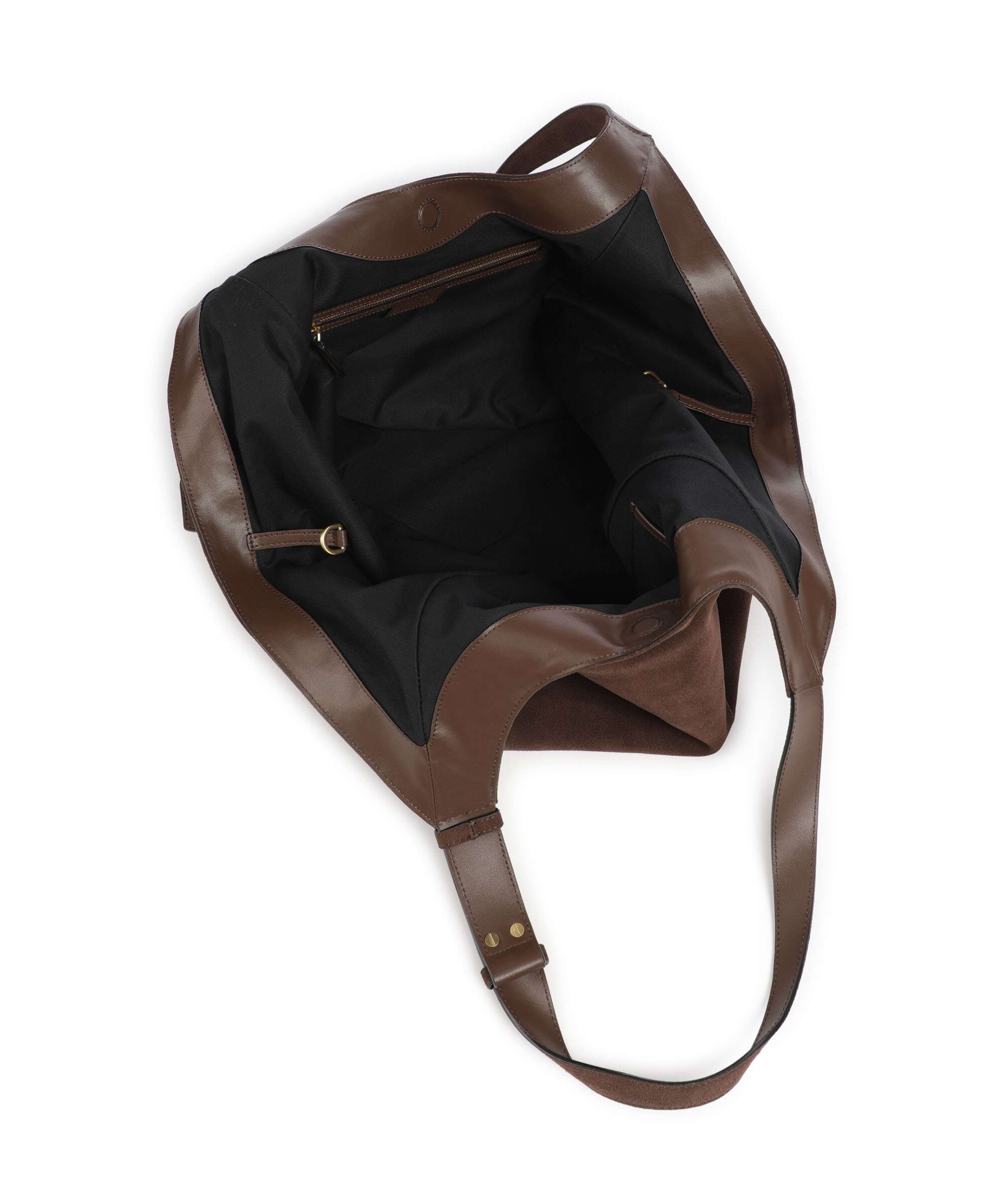 Pinko Tote bag marrone castano/matt gold