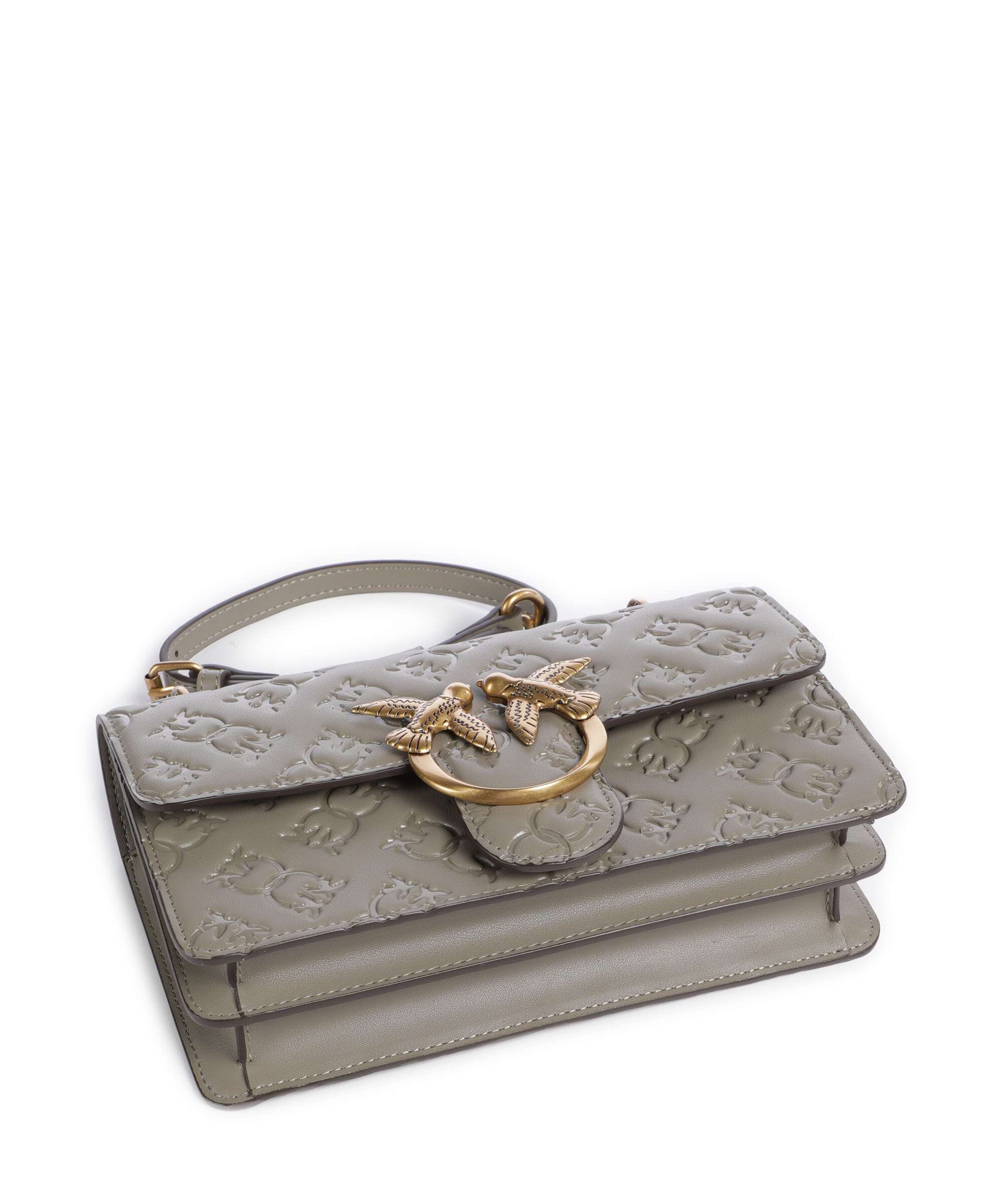 Pinko Love One Mini Shoulder bag noce/antique gold