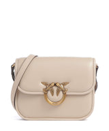 Pinko Love One Mini Taška cez rameno beige/grigio fumo/antique gold