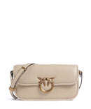 Pinko Love Box Baguette Taška cez rameno beige/grigio fumo/antique gold