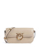 Pinko Love Box Baguette Taška cez rameno beige/grigio fumo/antique gold