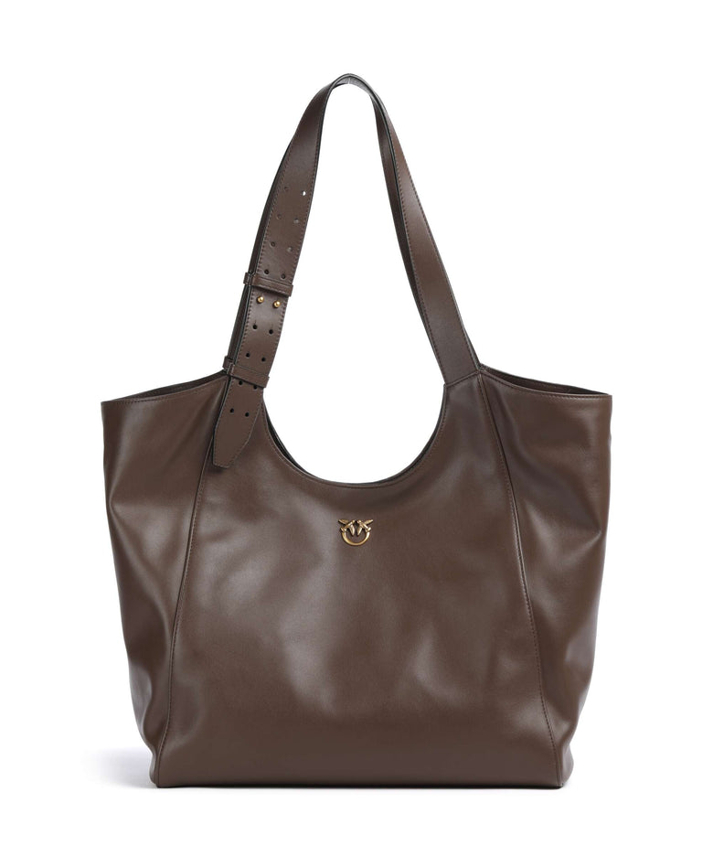 Pinko Tote bag marrone castano/antique gold