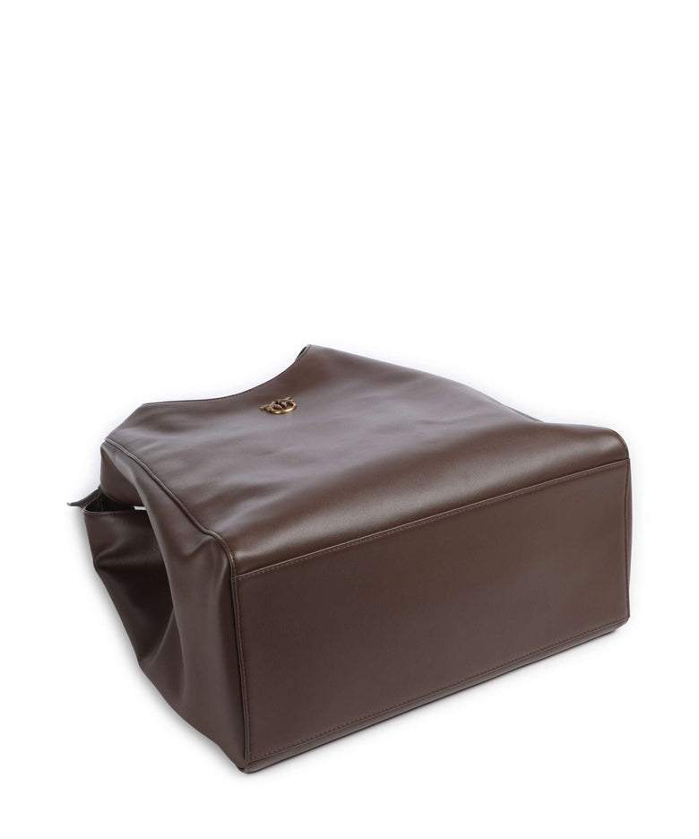 Pinko Tote bag marrone castano/antique gold