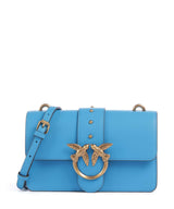 Pinko Love One Mini Taška cez rameno azzurro dresda/antique gold